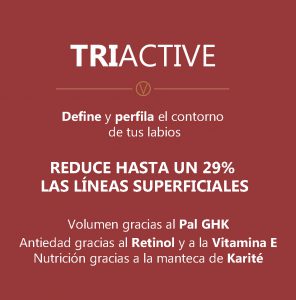 caracteristicas de triactive para dar volumen a los labios