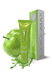 hidratante de labios sabor manzana de volumax