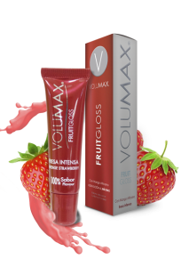 hidratante de labios sabor fresa de volumax