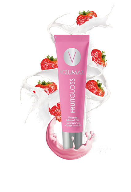 gloss volumen de volumax sabor fresa nata